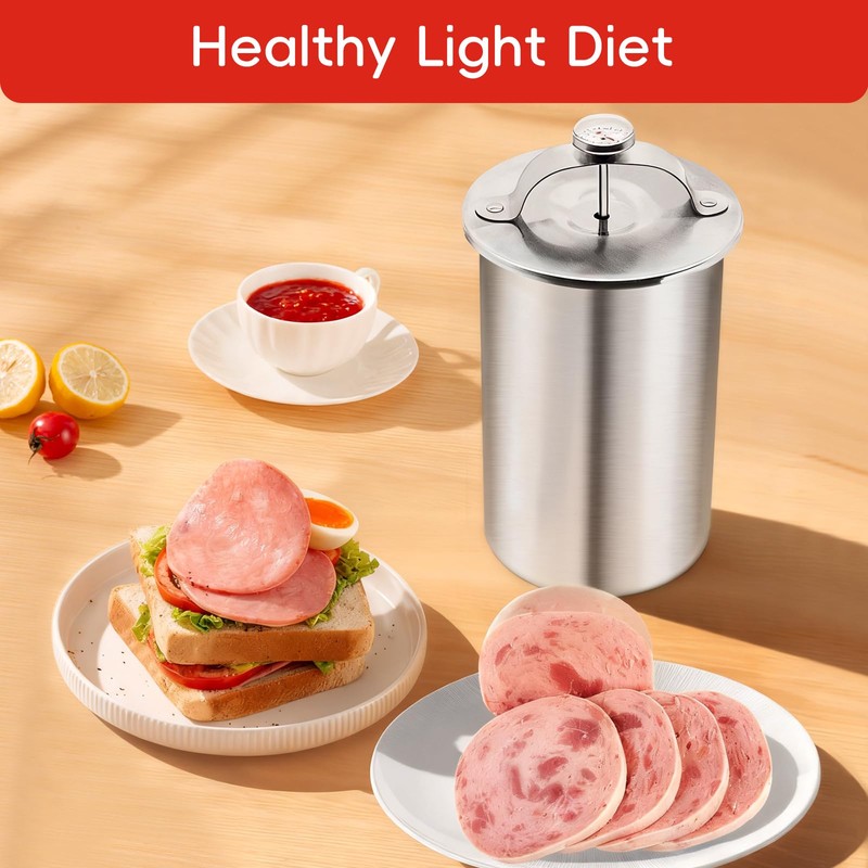 MASTER FENG Meat Press Mold for Deli Meats Stainless Steel