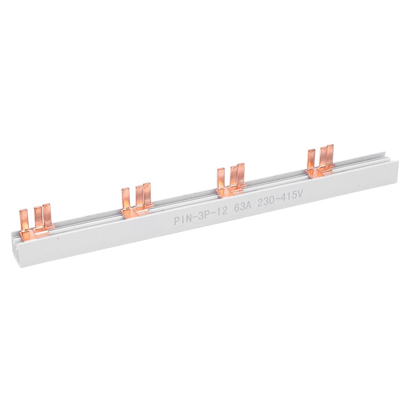 PIN TYPE Copper Busbar 3P 12 Way 63А PVC Good