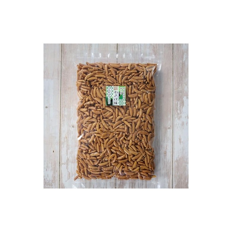 Kakinotane Traditional Japanese Rice Crackers 500g Wasabi Flavour