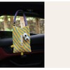Clapoyis Hanging Tissue Case, Adorable Car Tissue Cover, Fabric (Yellow)