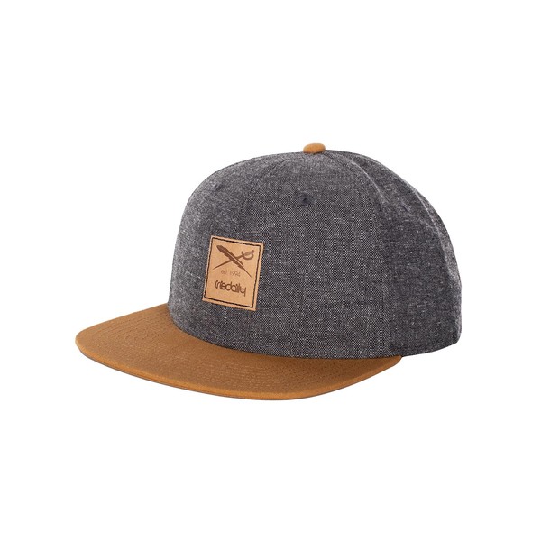 IRIEDAILY Flaxpray Snaback Cap, Black Mel.