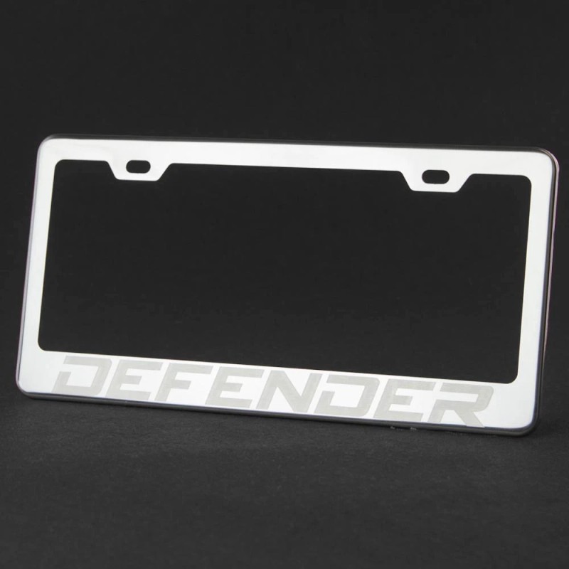 KA DEPOT 1x Defender Laser Engraved Stainless Steel License Plate