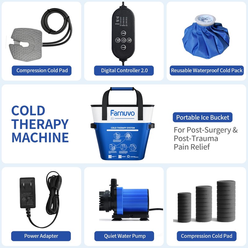 Portable Ice Machine for Knee Surgery Recovery & Sports Injury