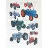 Half a Donkey Classic Tractors Collection Large Cotton Tea Towel