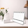 KODAPAGE Planning Boards,White Board Dry Erase Calendar with Stand,Double-Sided Weekly