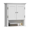 UTEX Bathroom Cabinet Wall Mounted, Wood Hanging Cabinet, Wall Cabinets