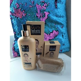 Gluta White Age Defying Lotion Wt Glutathione & Collagen 250ml + Soap