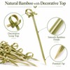 300PCS Cocktail Sticks, 9cm Bamboo Skewers