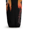 Bernese Mountain Dog at Sunset in the Woods Black Graphic