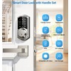 Veise Smart Locks with 2 Lever Handle Set, App Control,