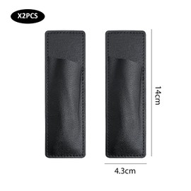 DUINIU 2 Pieces Magnetic Pen Case, Refrigerator Magnetic Pencil Case Set, Magnetic Pen Holder, Magnetic Pen Holder, Refrigerator Magnetic Pen Holder, Perfect for Refrigerator or Whiteboard