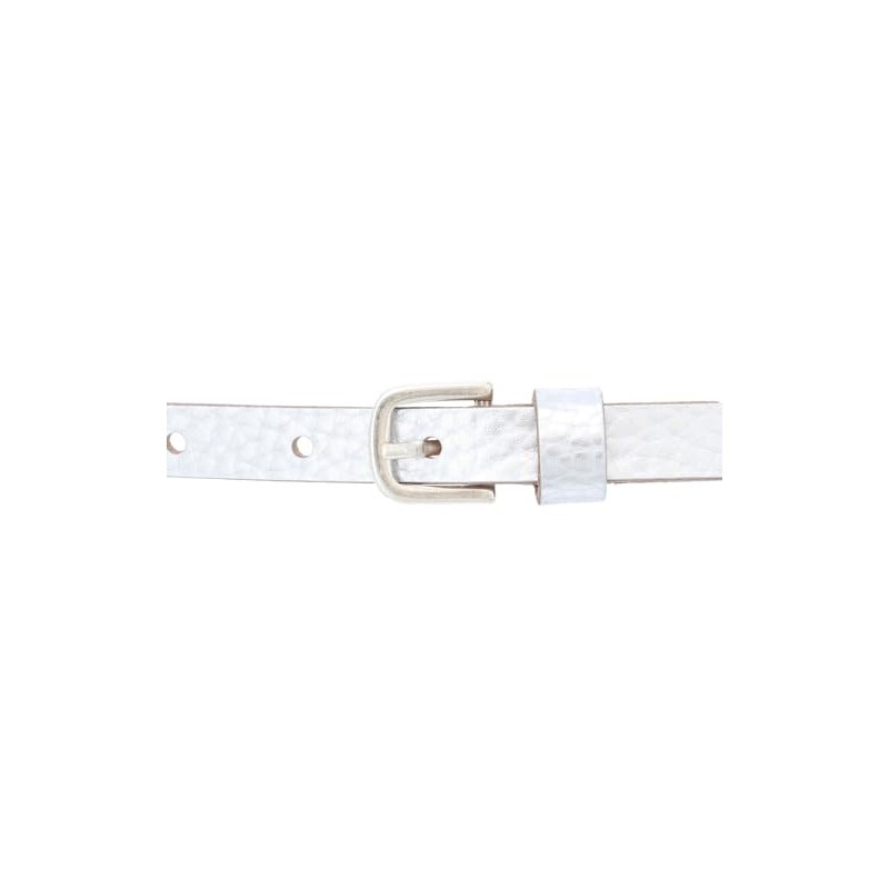 Vanzetti Thin Metallic Belt, Metallic silver