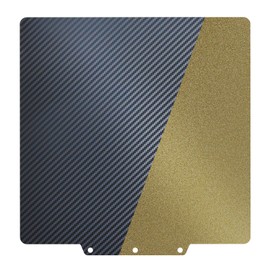 TIOPY PET+ PEI Build Plate for Adventurer 5M/5M Pro/AD5X, Carbon Fiber PET + Textured PEI Flexible Removal Sheet Bed Plate, Flashforge Printer Accessories Replacement, 235x235mm