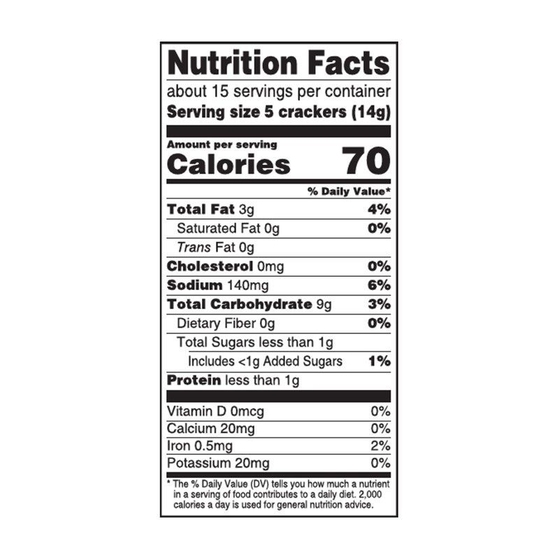 Flavor Originals Sociables Baked Savory Crackers, 6 - 7.5 oz