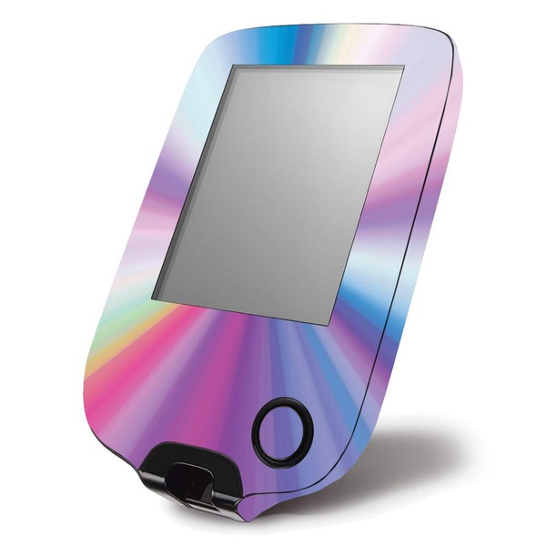 MightySkins Skin Compatible with Abbott Freestyle Libre 1 & 2 - Rainbow Zoom | Protective, Durable, and Unique Vinyl Decal wrap Cover | Easy to Apply, Remove, and Change Styles | Made in The USA