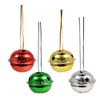 Christmas House Decorative Miniature Gold Jingle Bells - 9 Count