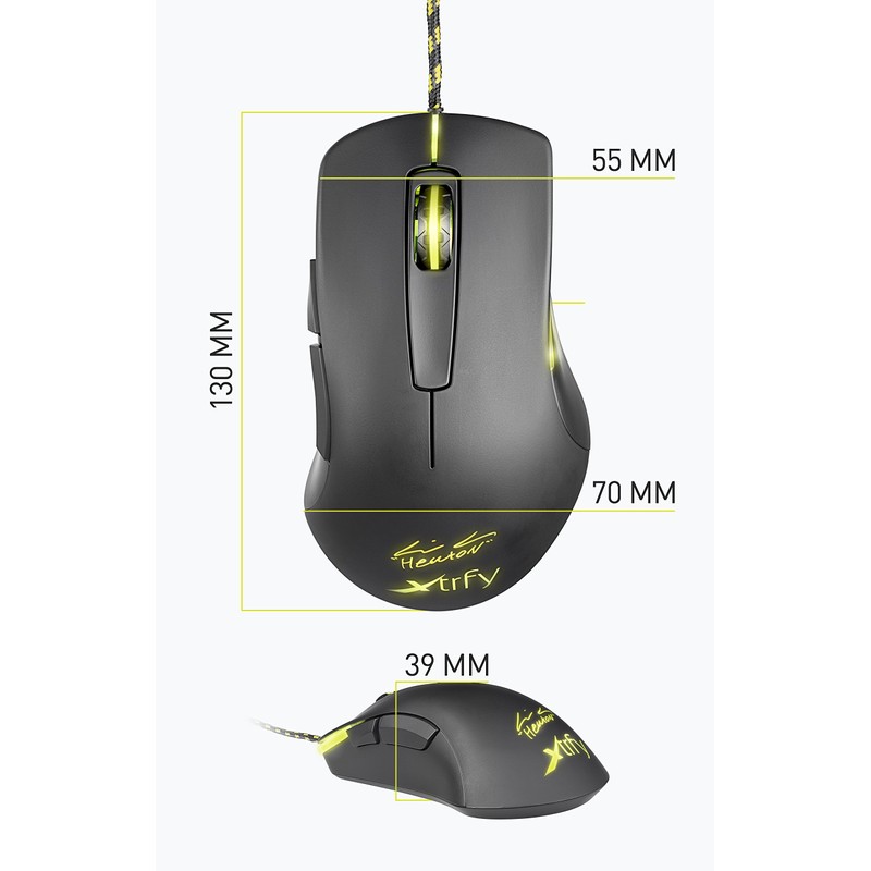 Xtrfy M3 Heaton Ergonomic Wired Optical Gaming Mouse