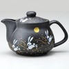 I rabbit Kutani pottery teapot pot (with tea strainer)