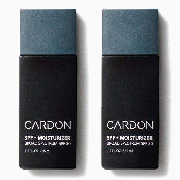 Cardon SPF 30 Sunscreen Daily Face Moisturizer Cream, UV Protect, Anti-aging and Wrinkles, Men's Facial Skincare, Vitamin Cactus Extract Chia Oil(2 Bottle - 70 ml)