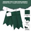 Men’s Kilt Flashes with Adjustable Buckle – Plain & Tartan