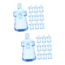 STOBAZA 60 Pcs Baby Bottle Pendant Children’s Toys Ornament Childrens Toys Baby Shower Party Decoration Baby Shower Favor Kids Toys Babies Bottle Model Feeding Bottle Acrylic