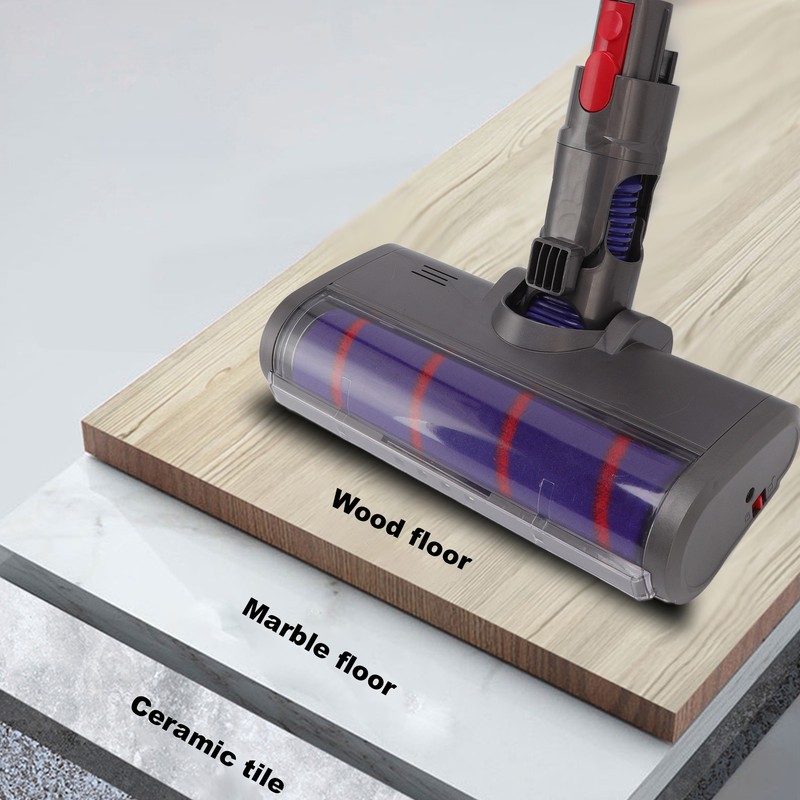 Vacuum Cleaner Soft Cleaner Head Flannelette Roller Cleaner Head Replacement