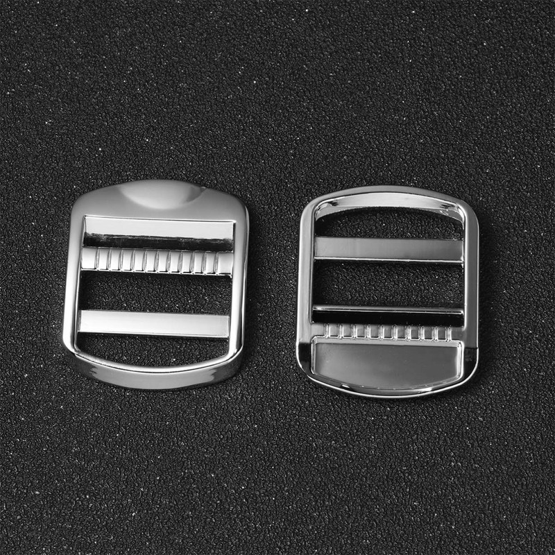 Operitacx 10 Pack Square Buckles 24mm Roller Buckles for Bag