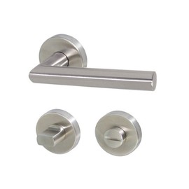 Haeusler-Shop Stainless Steel Door Fitting TA-1206 R Toilet Door Handle Door Handle