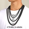 FindChic Curb Chain Men’s Women's Stainless Steel Necklace in Silver