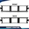 PIT66 Front Bumper Center Cover W/o Metal Clips, Compatible With