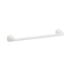 Strong Magnet Towel Rack Mini, Full Length 25.5 cm (Drying Width 20 cm), Load Capacity 1 kg, Curved Surface Mounting Compatible, Scratch Prevention Sheet Included, White