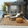 Louis Donné Smart End Table with Bluetooth Speakers, Round Side