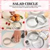 6 Pieces Round Cookie Cutter Set (2, 3, 3.5, 4,