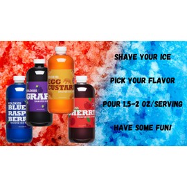 Koldkiss Shaved Ice Syrup, Pint (Tigers Blood)