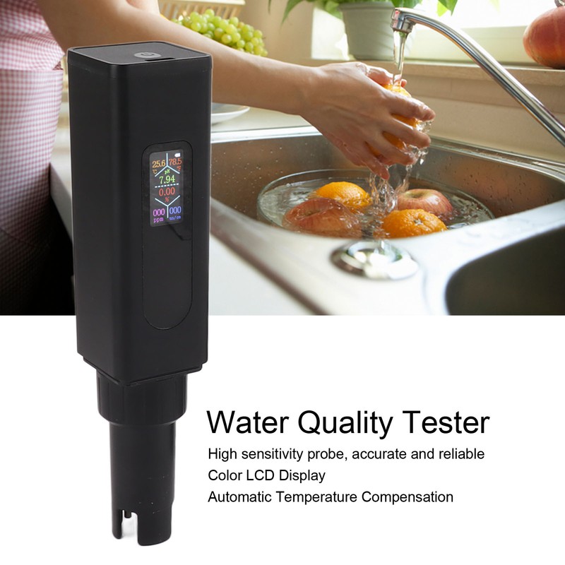 5 in 1 Water Quality Tester Salinity PH Temperature TDS