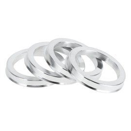 INFINAUTO Hub Centric Rings, 57.1mm ID to 73.1mm OD Vehicle Wheel Hubrings Aluminum Alloy, 4 Pcs