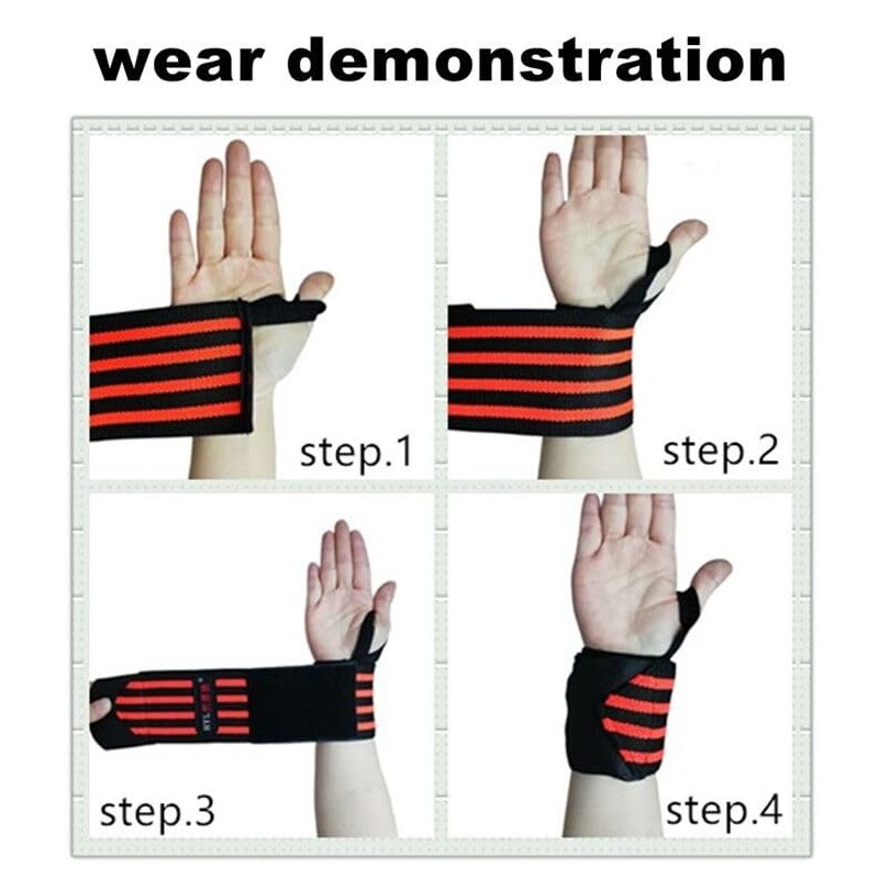 Crossfit Wrist Wraps (Blue)