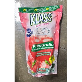 2 PACK KLASS STRAWBERRY/WATERMELON NO ARTIFICIAL FLAVORS DRINK MIX 14.1 OZ EACH