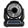 Supersonic Solar-Powered BT Speaker with FM Radio, LED Flashlight &