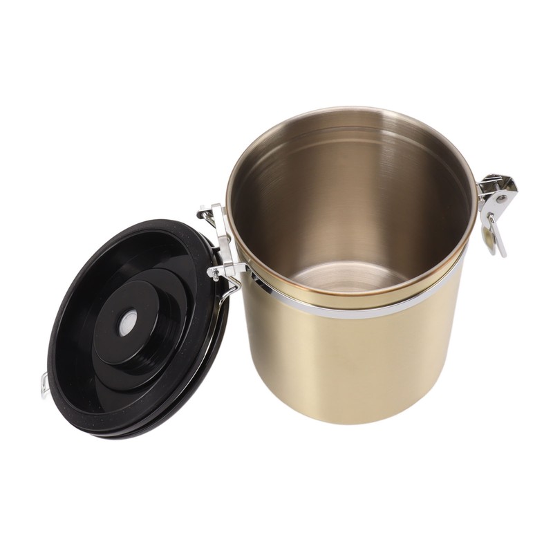 Sealed Sealed Coffee Canister 304 Stainless Steel Coffee Storage Tank