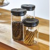 HARIO MCN-200B Coffee Canister, M, Black