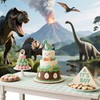 7x5FT Dinosaur Backdrop with 19.68FT Ribbon - Dino Photography Background