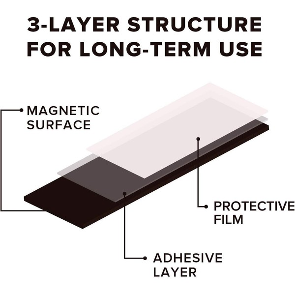 X-bet MAGNET Magnetic Sheets with Adhesive Backing - 4x6 10