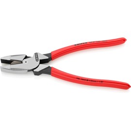 Knipex 09 01 240 SB Lineman's Plier in Blister Packaging, Red/Silver, 240 mm, 100 Piece