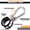 Ailbiuko Airpower Line Clamp Stainless Steel, Hanger Bracket Mounting Assembly