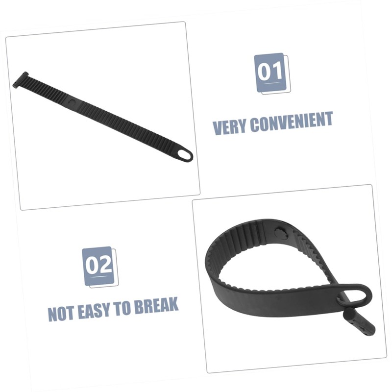 Sosoport 2pcs Multi-use Rubber Belt Straps for Bike Fastening and