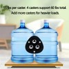 Small Adhesive Casters Wheels for Appliance: 8 Pcs Kitchen Counter
