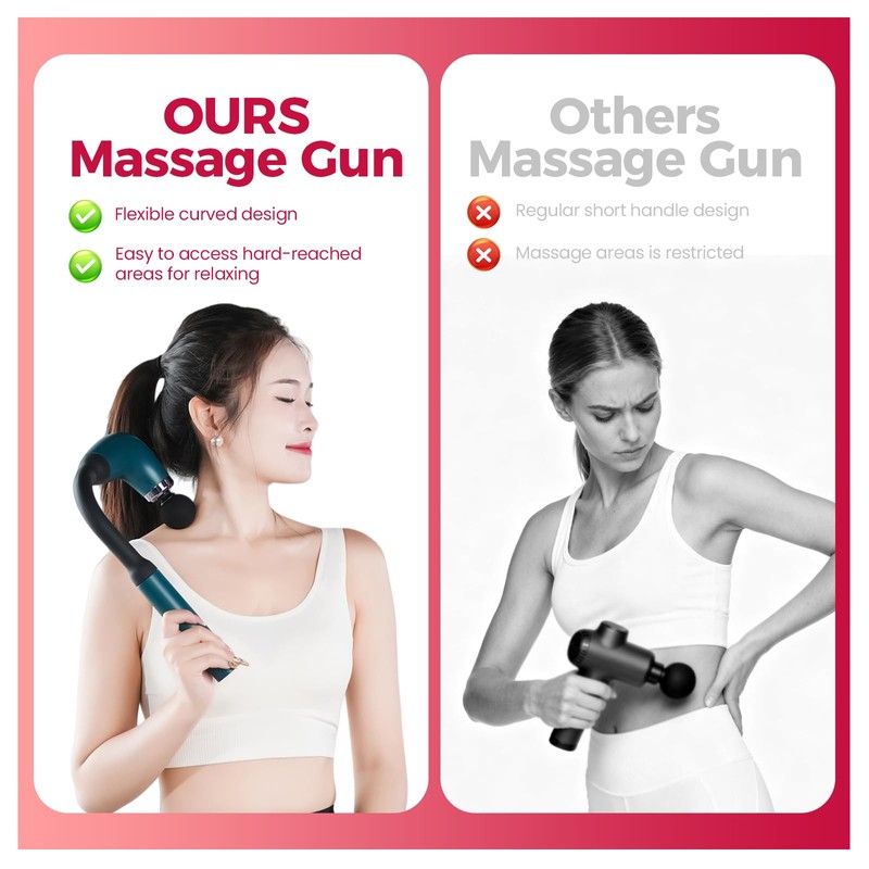 Deep Tissue Massage Gun for Back & Full Body –