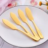 Buyer Star Cheese Butter Knife, Stainless Steel 6" Mini Desert