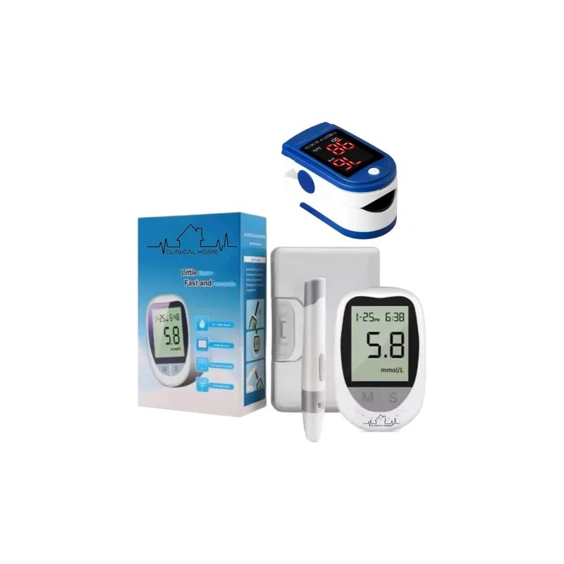 Glucometro Digital Ivd Con 50 Tiras Y 50 Lancetas +